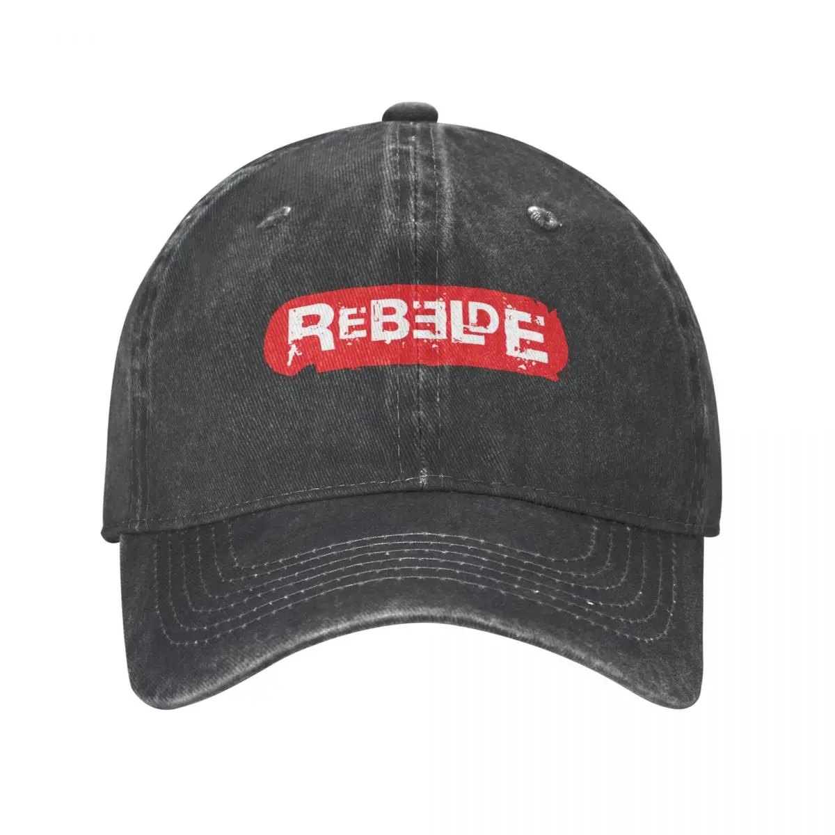 Бейсболка из промытого хлопка с логотипом Rebelde, регулируемая бейсбольная кепка, мужская бейсболка RBD, весенне-осенняя кепка в стиле хип-хоп.