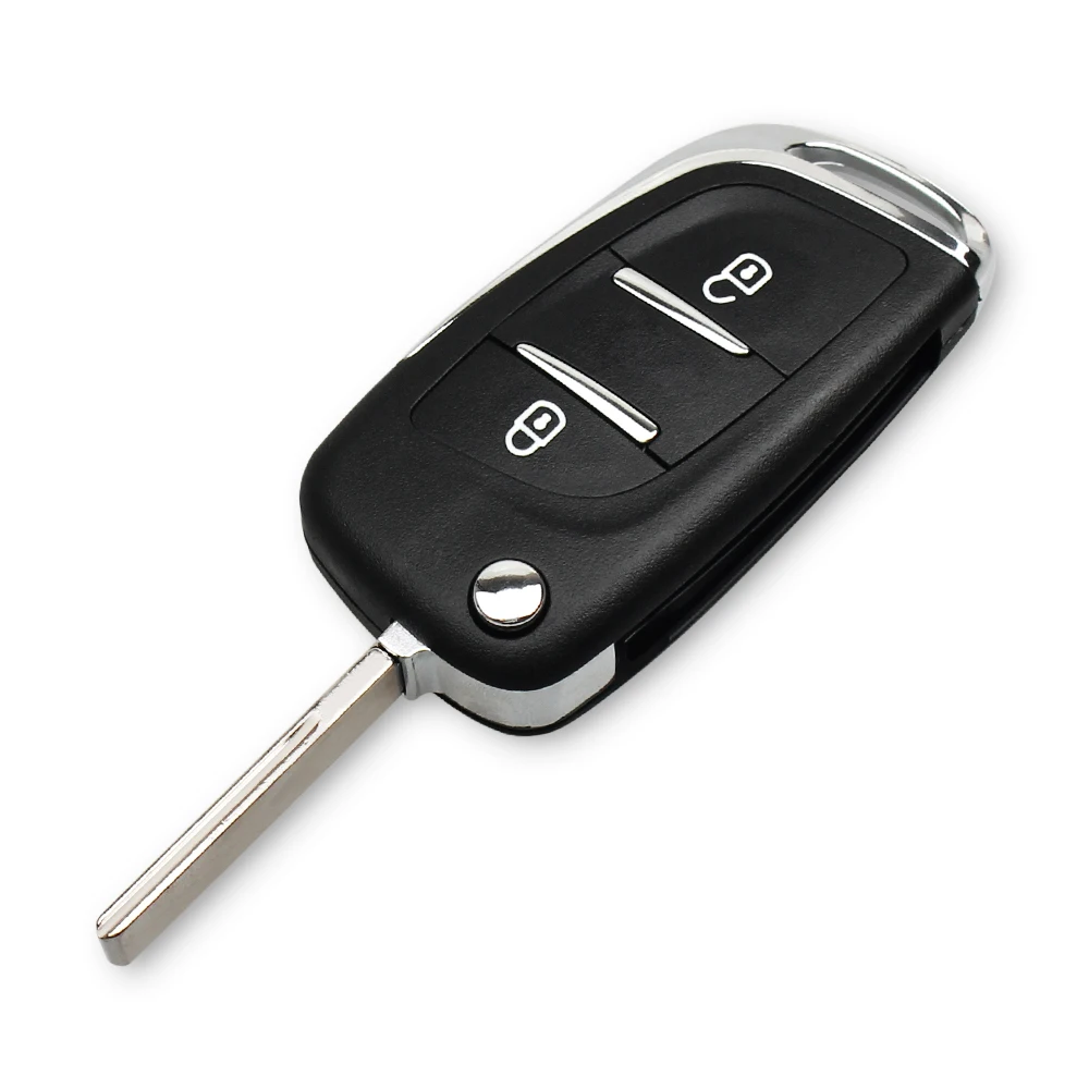 KEYYOU Модифицированный Складной Автомобильный Ключ Для Peugeot 307 408 308 Для Citroen C-Triomphe C-Quatre C2 C3 C4 C5 Berlingo CE0536 CE0523
