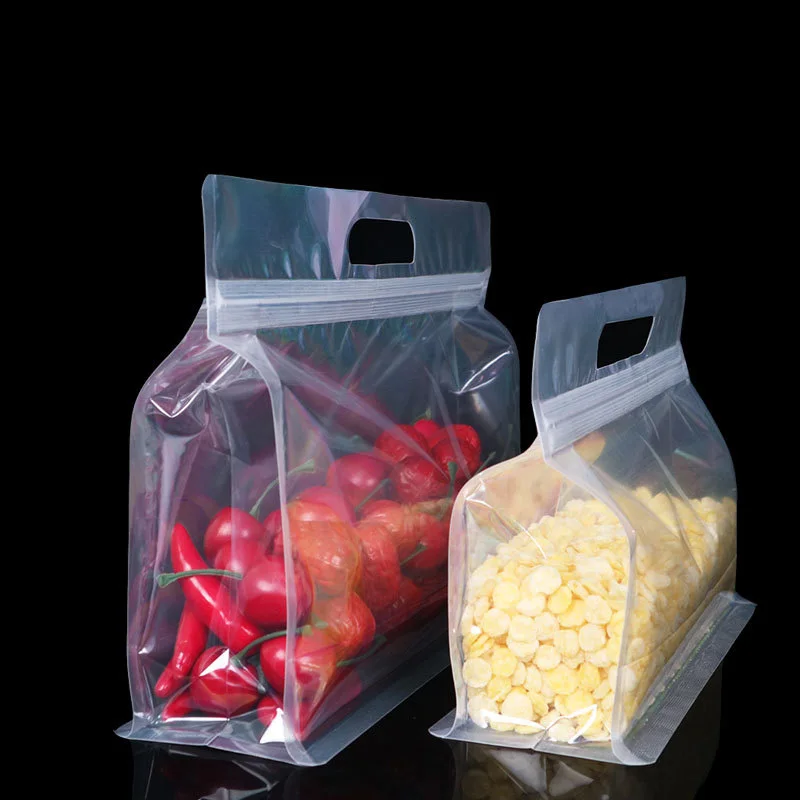Прозрачные пакеты для консервирования пищевых продуктов, герметичные контейнеры многоразового использования, застегивающиеся на молнию, упаковка для хранения Fresh Bag