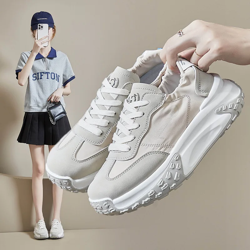 Корейская дышащая женская обувь INS 2023, Летняя повседневная спортивная обувь студенческого цвета, Женская обувь J-d47