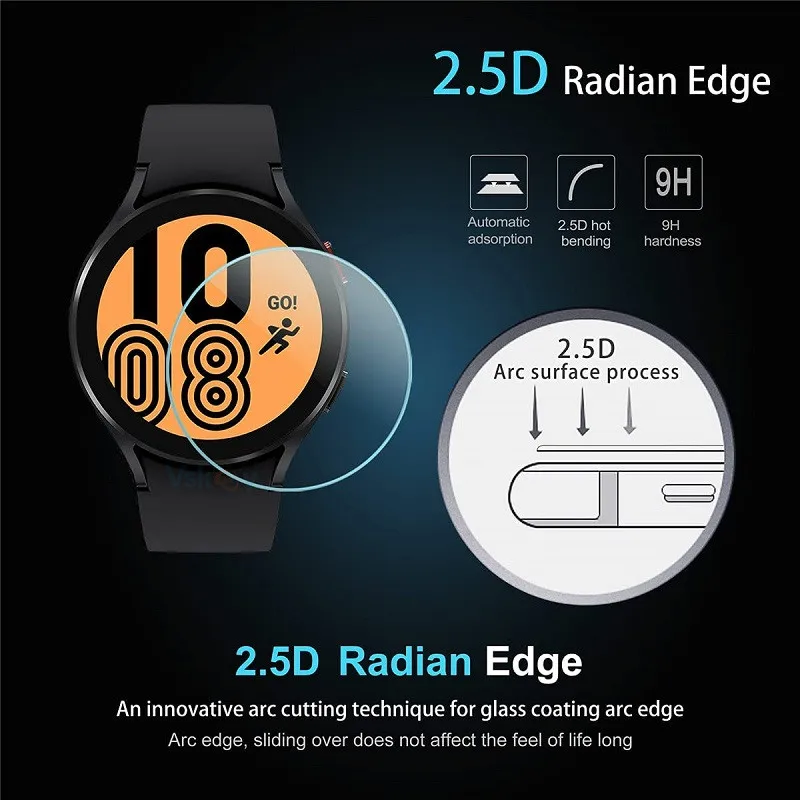 100ШТ Защитная Пленка для Samsung Galaxy Watch 6 Серии Classic 47 мм 43 мм 44 мм 40 мм Smartwatch Из Закаленного Стекла Защитная Пленка
