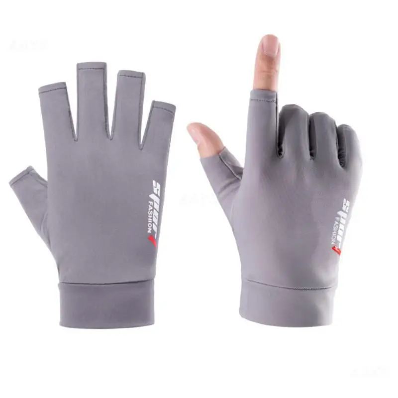 Перчатки для ловли рыбы Защищают руки Профессиональные противоскользящие перчатки для рыбалки Ice Silk Противоскользящие перчатки для рыбалки против пота