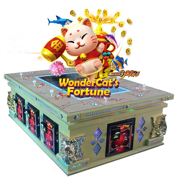 Популярное в США Аркадное Развлечение Игровой автомат Fish Ocean King 3 Plus Wonder Cat's Fortune