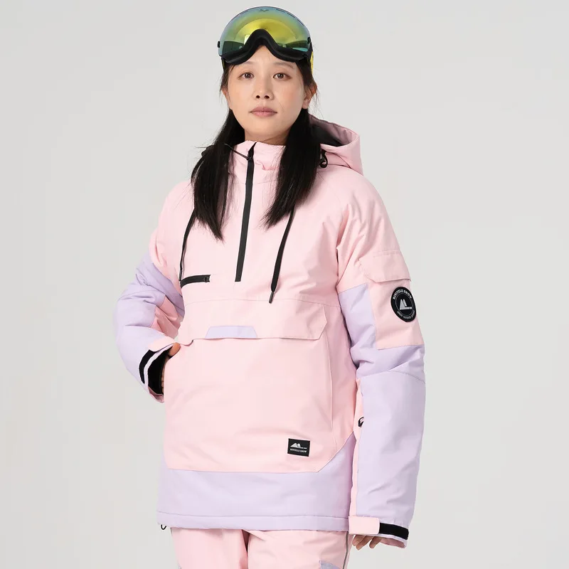 2023 Новая мужская лыжная куртка, Зимняя новинка, Ветрозащитная водонепроницаемая дышащая теплая лыжная одежда, -30 градусов, зимняя куртка для сноуборда, мужская