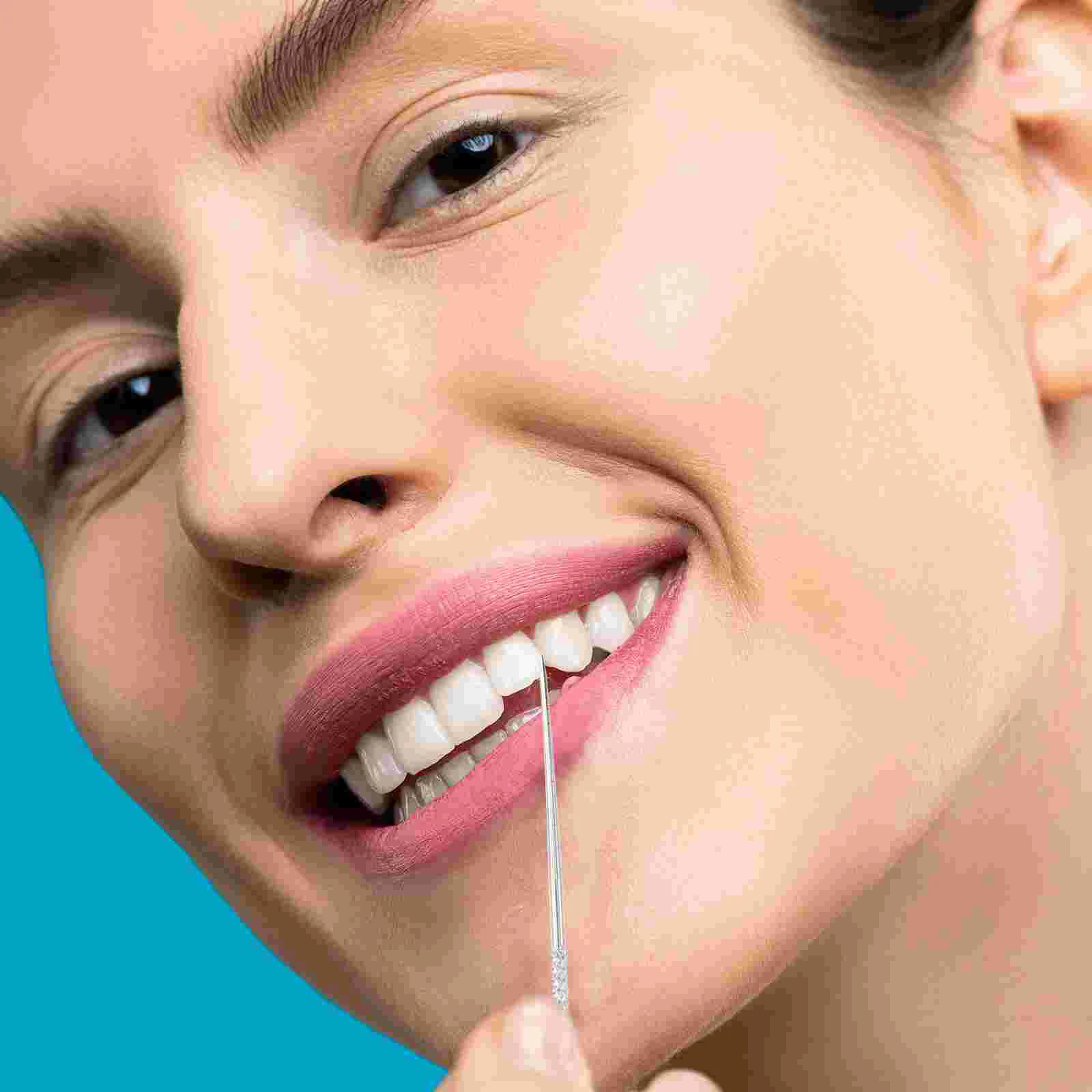 Зубочистка для подбора зубов Контейнер Мини-зубочисток портативная дорожная зубная нить
