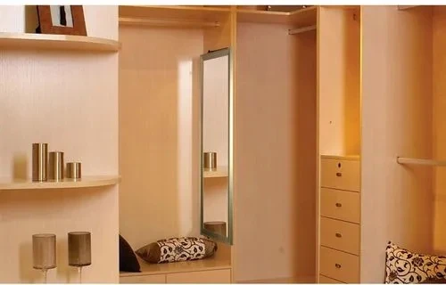 Индивидуальная организация хранения в шкафу встроенный шкаф-купе со светодиодной подсветкой, откидная дверь с зеркалом