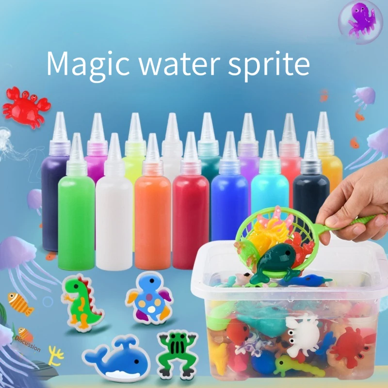 Детские волшебные водные игрушки своими руками, детские поделки ручной работы, обучение по методу Монтессори, Водная фея океана, волшебные игрушки, Рождественский подарок
