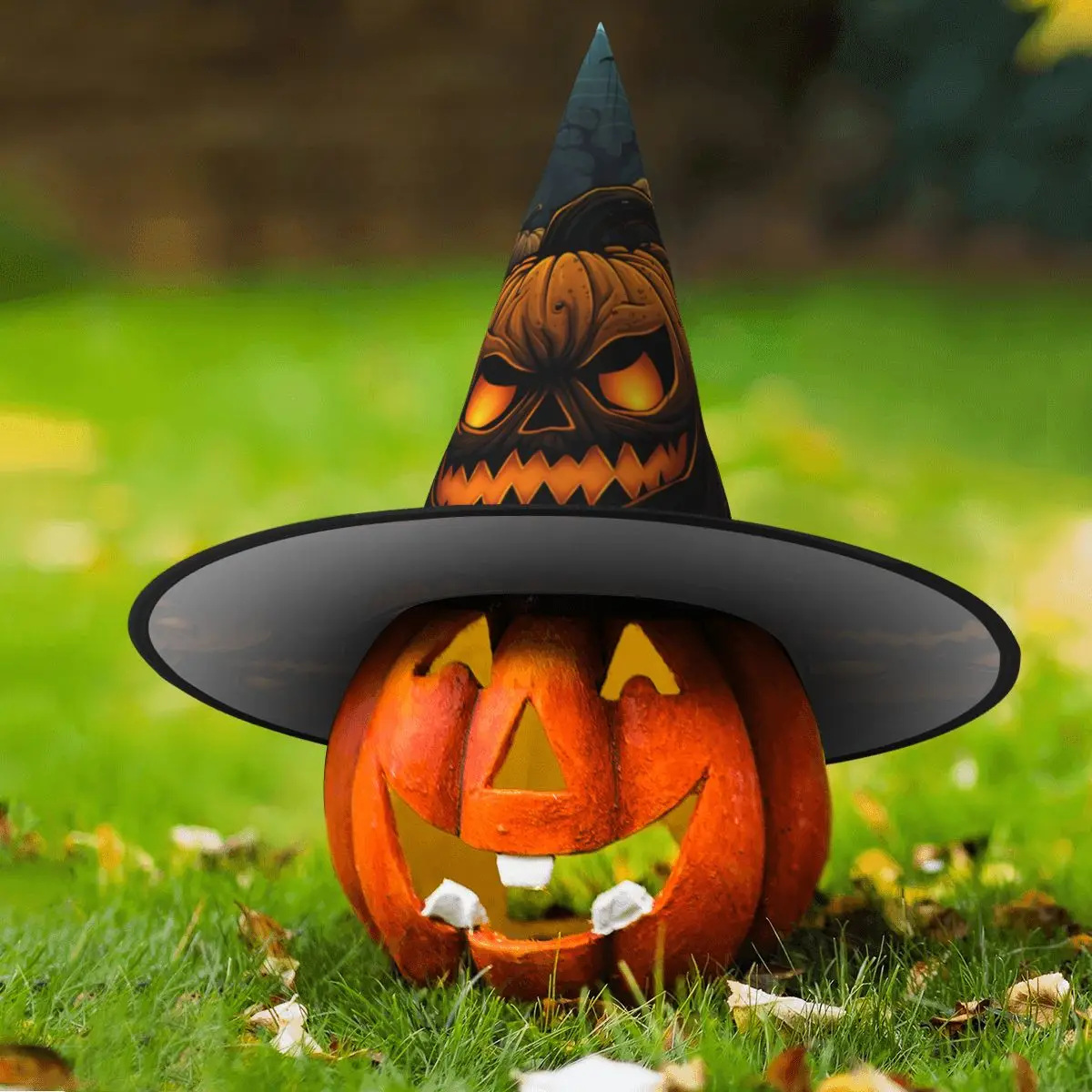 Тыква, Интересное украшение, Шляпа Ведьмы, Шляпа Ведьмы на Хэллоуин Для детей, Принадлежности для декора вечеринок, Украшение для подвешивания на дереве.