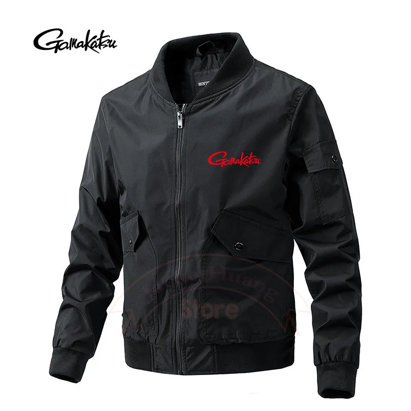 2023 Мужская тонкая куртка Gamakatsu для рыбалки, рабочий костюм, летная куртка, повседневная однослойная мужская куртка, весенний топ