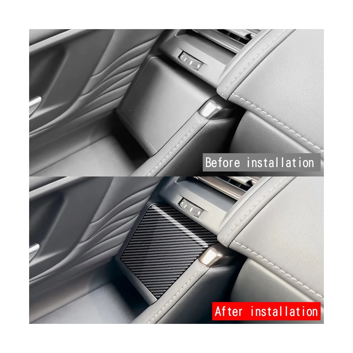Автомобильный стеклянный переключатель с рисунком из углеродного волокна, украшение верхней панели, наклейки на дверной подлокотник для Toyota Alphard 40 Series