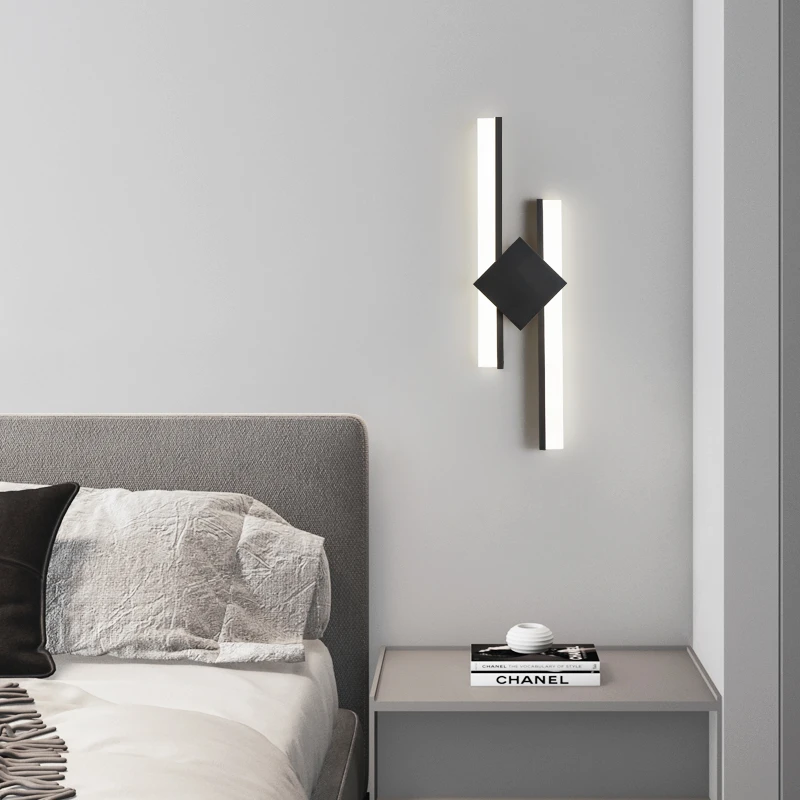 Металлический настенный светильник из скандинавской латуни, креативный светильник-бра с черными оленьими рогами, современный светодиодный светильник 3 цвета для декора дома, гостиной, спальни