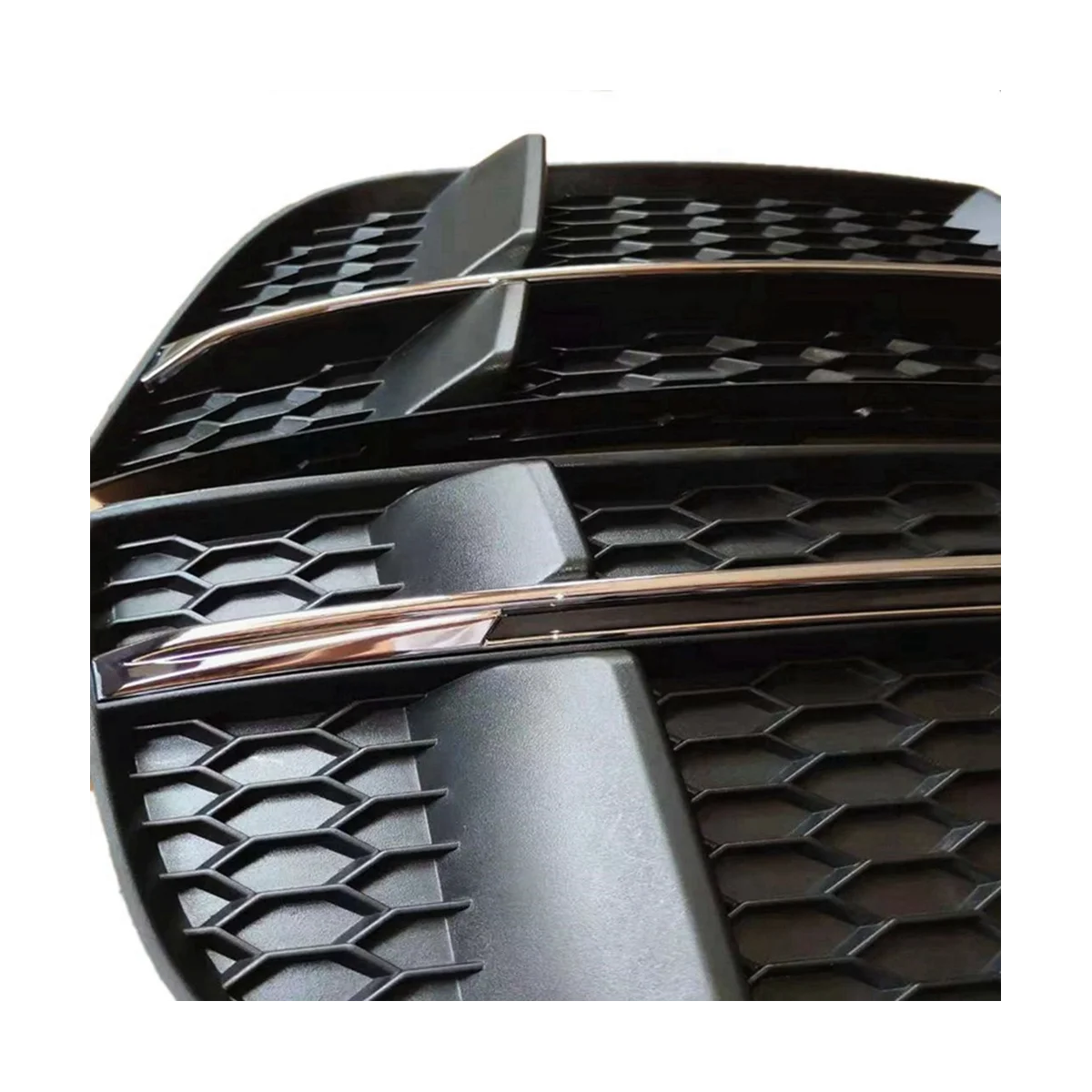 Крышка противотуманной фары Рамка фонаря Решетка радиатора автомобиля для Audi A3 S3 2017-2019