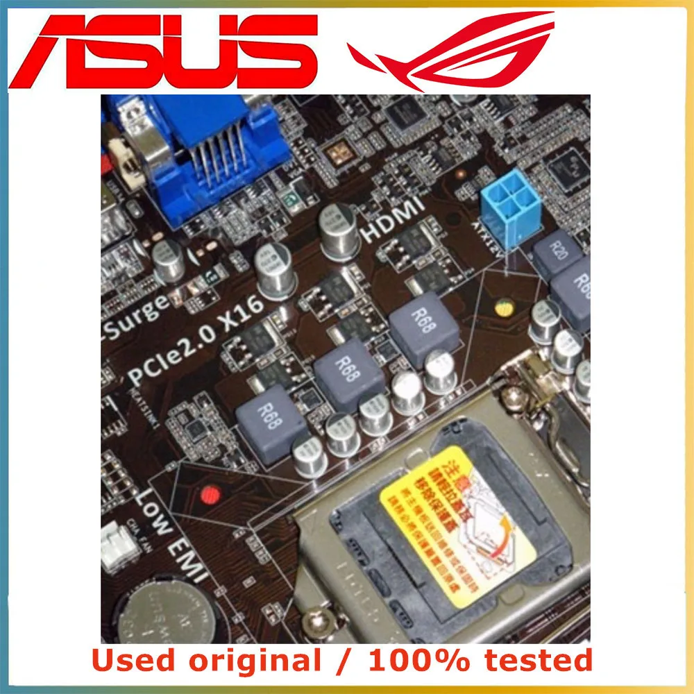 Для ASUS P8H61-M Материнская плата компьютера LGA 1155 DDR3 16G Для Intel H61 P8H61 Настольная Материнская плата SATA II PCI-E 2.0 X16