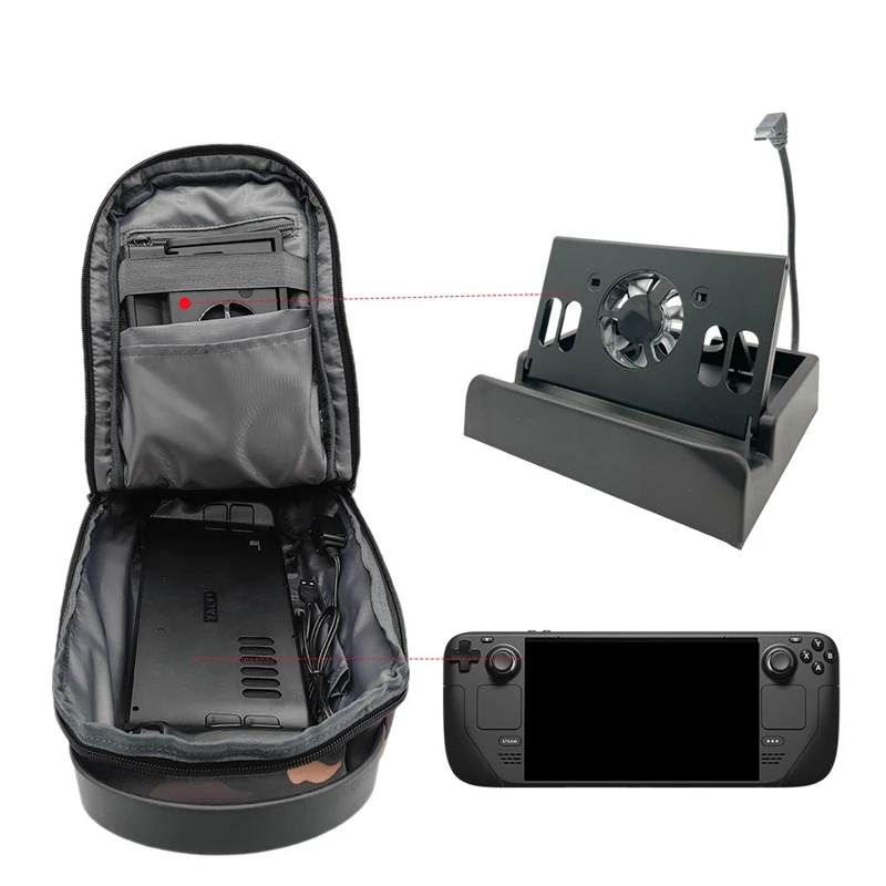 Для игровой консоли ROG Ally Дорожный багаж Противоударная защитная сумка для хранения с противоугонным замком Сумка на молнии