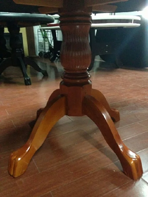 Стол для покера Круглый Стол Ананасовый стол Ножки из цельного дерева Высококачественные Настраиваемые цвета