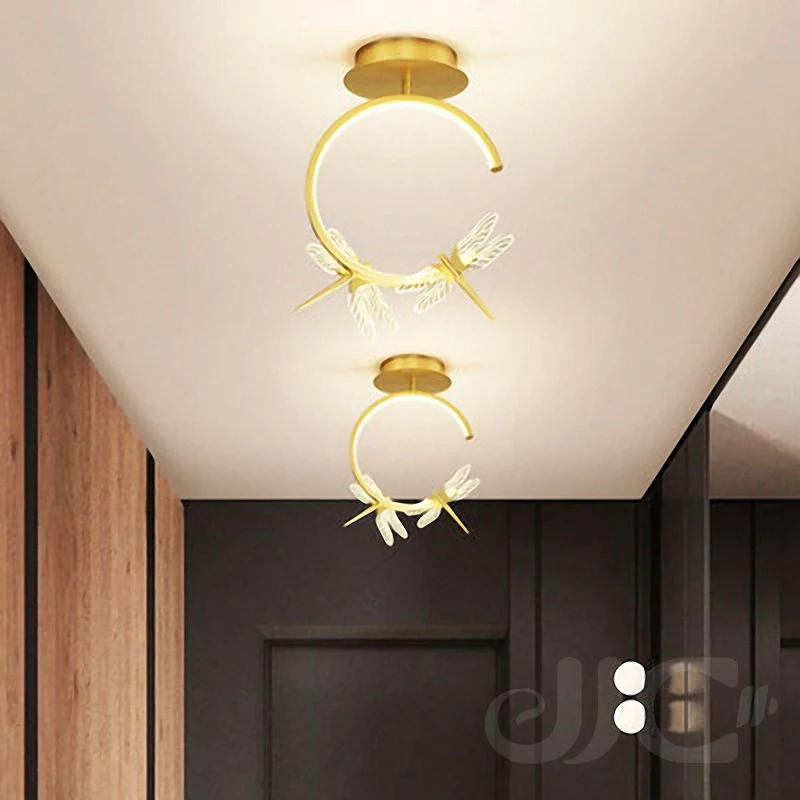 Jjc Простые потолочные светильники для коридора в современном стиле, простые современные светильники для коридора на крыльце, Креативные светильники для прохода на балкон в скандинавском стиле.