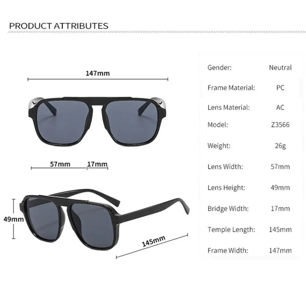 Мужские Солнцезащитные очки в большой оправе, классические Спортивные очки в большой оправе, Винтажный бренд 2024, Дизайнерские оттенки, очки UV400, Модные очки.