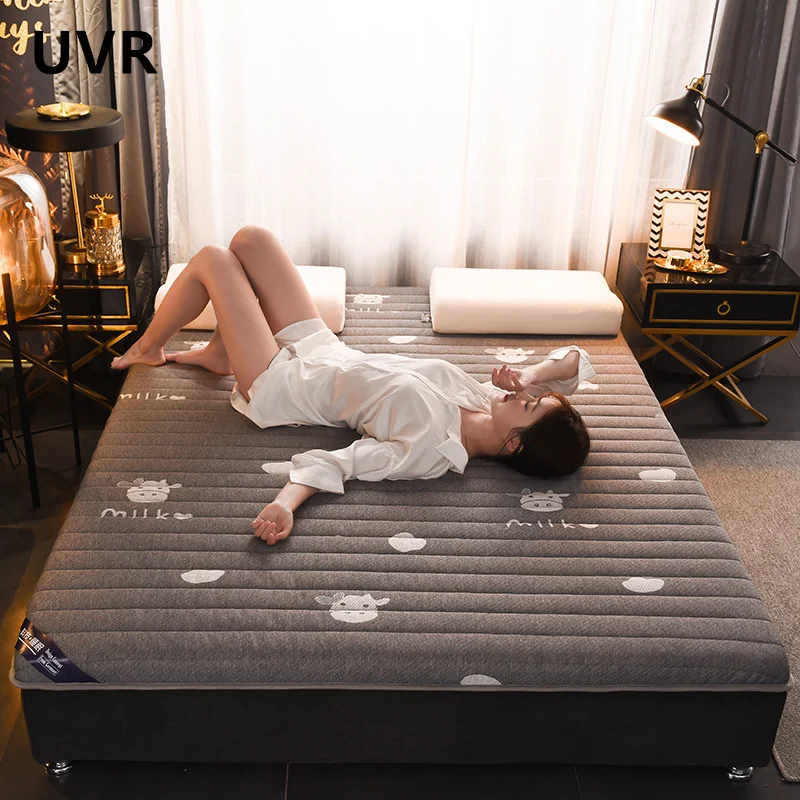 Латексный матрас UVR Thai с утолщенным наполнителем из пены с эффектом памяти, студенческие дышащие татами для спальни, гостиничный двуспальный матрас в натуральную величину