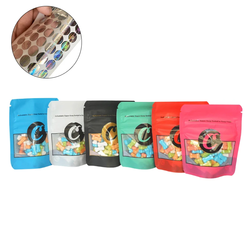 Пакеты для печенья из майлара 3,5 г, 7 г, 28 г, с застежкой-молнией California Runtz, защищенные от запаха, упаковка с наклейками