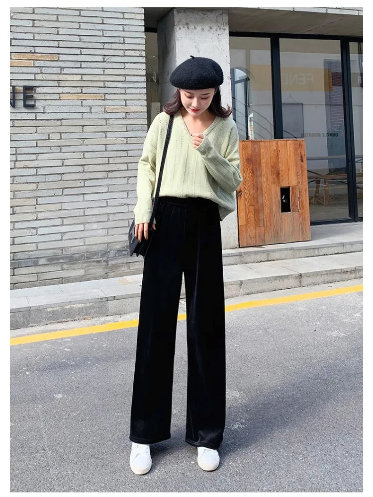 Женские комплекты с мешковатыми брюками, корейская мода, японский карго Y2k, осень-зима, новый стиль, повседневная одежда с высокой талией