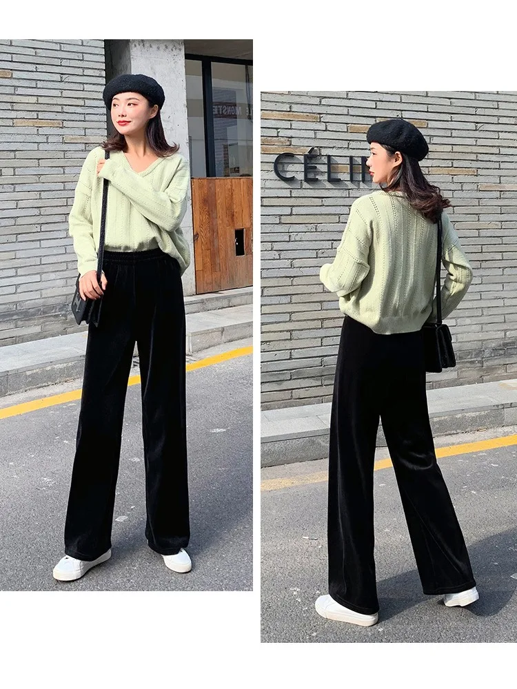 Женские комплекты с мешковатыми брюками, корейская мода, японский карго Y2k, осень-зима, новый стиль, повседневная одежда с высокой талией