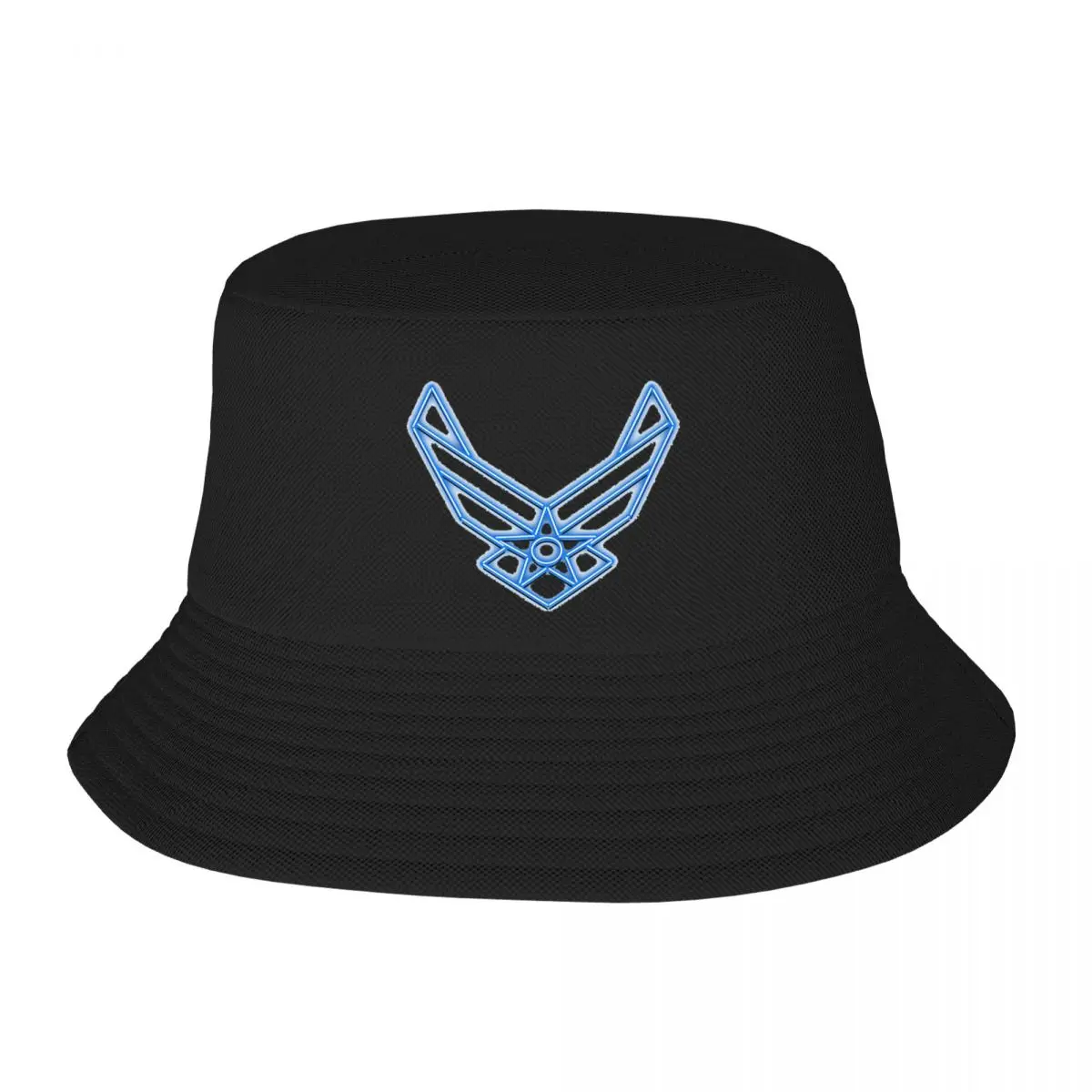 Неоновая эмблема ВВС США, Широкополые шляпы, Панама для детей, Модные рыбацкие шляпы, Летние кепки унисекс для пляжной рыбалки