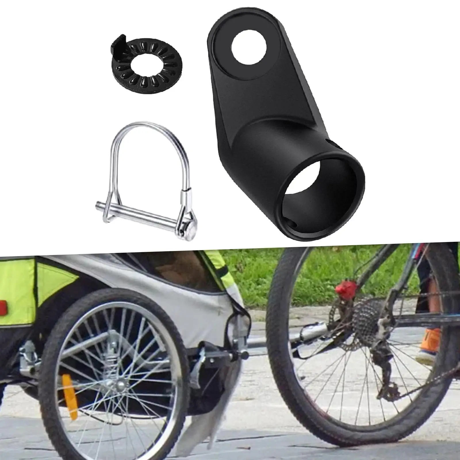 Соединитель для замены сцепного устройства для велосипедного прицепа, Универсальное крепление для велосипедного прицепа