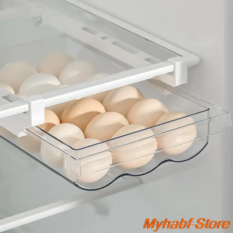 Ящик для хранения яиц в холодильнике Ящик для хранения яиц Кухонные Инструменты Органайзер для фруктов Полка для хранения продуктов в Холодильнике Прозрачный Пластиковый Контейнер для яиц