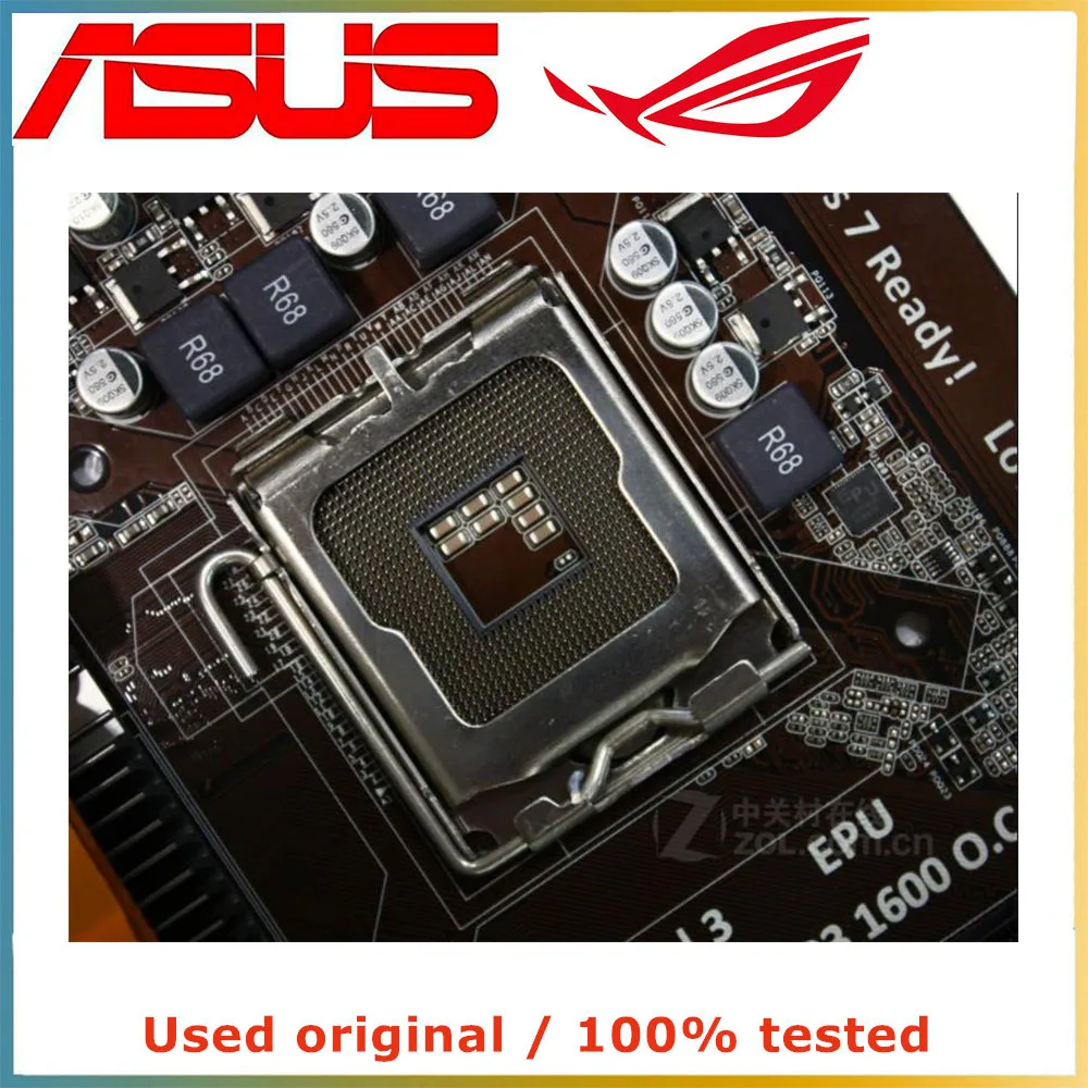 Для Intel P43 Для ASUS P5P43TD Материнская плата компьютера LGA 775 DDR3 16G Настольная Материнская плата SATA II PCI-E 2.0 X16