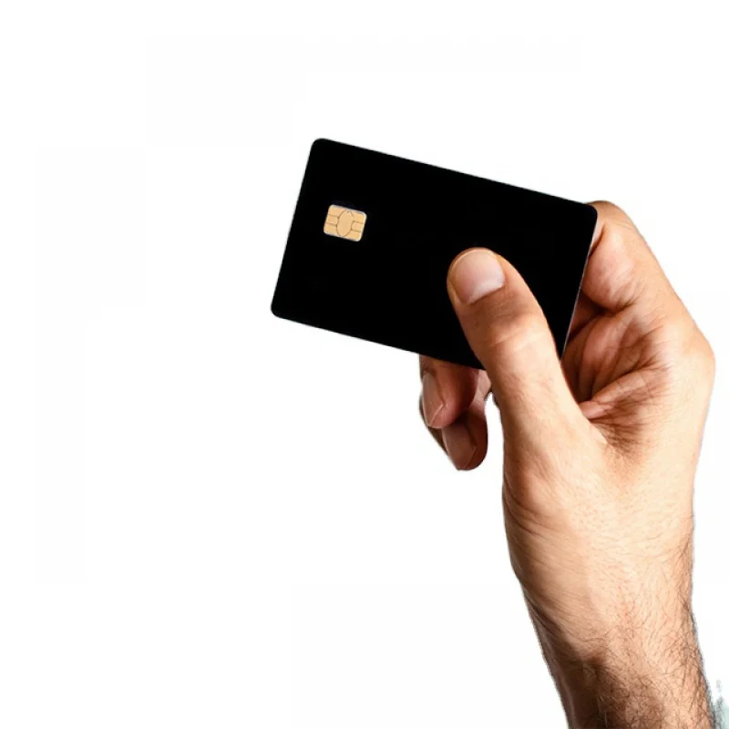 Изготовленные на заказ на заводе бесконтактные металлические карты 4442 и 4428 с поддержкой NFC металлические кредитные карты EMV
