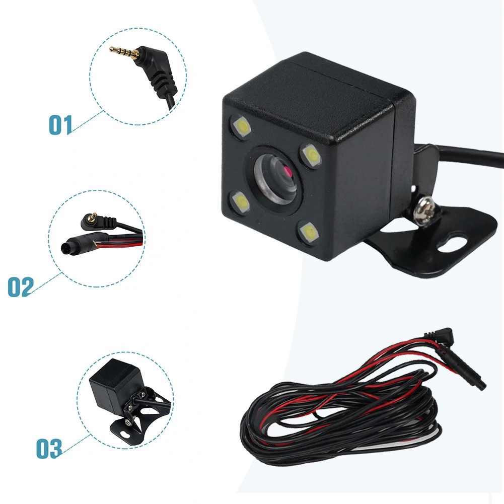 Камера Автомобильная камера RV Поддержка видеосистемы NTSC, 4-контактный CMOS-датчик изображения, автомобильный видеорегистратор, камера заднего вида для автомобиля