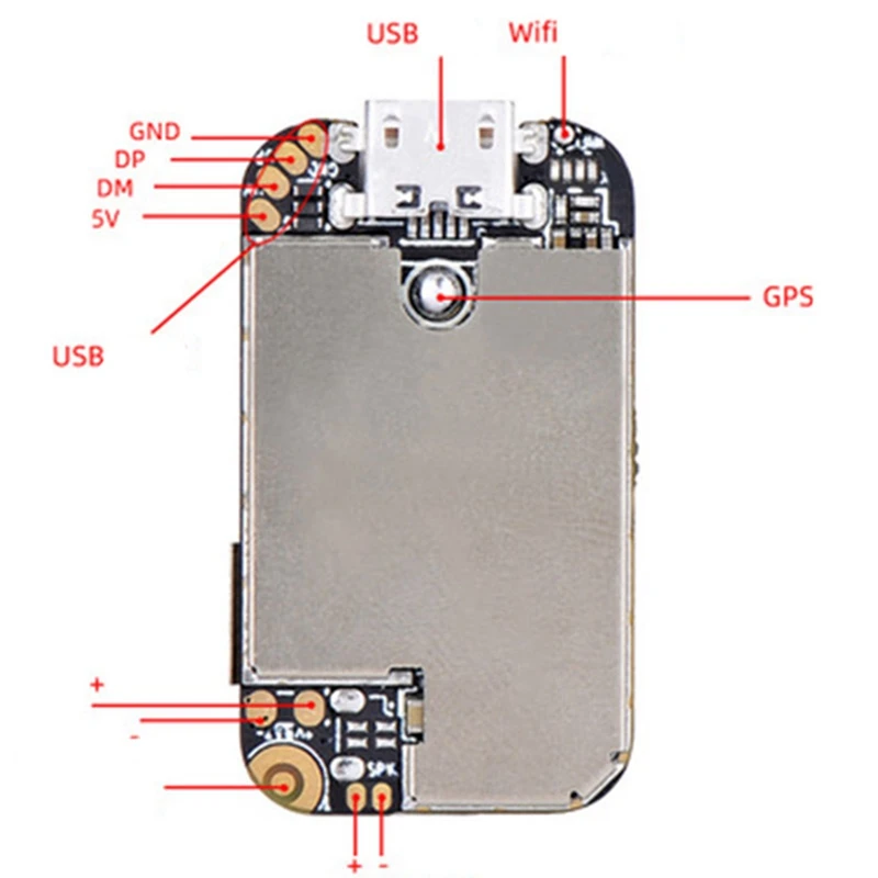 2X Супер Мини Размер GPS Трекер GSM AGPS Wifi LBS Локатор Бесплатное Веб приложение Для Отслеживания Диктофона ZX303 PCBA Внутри 87HE