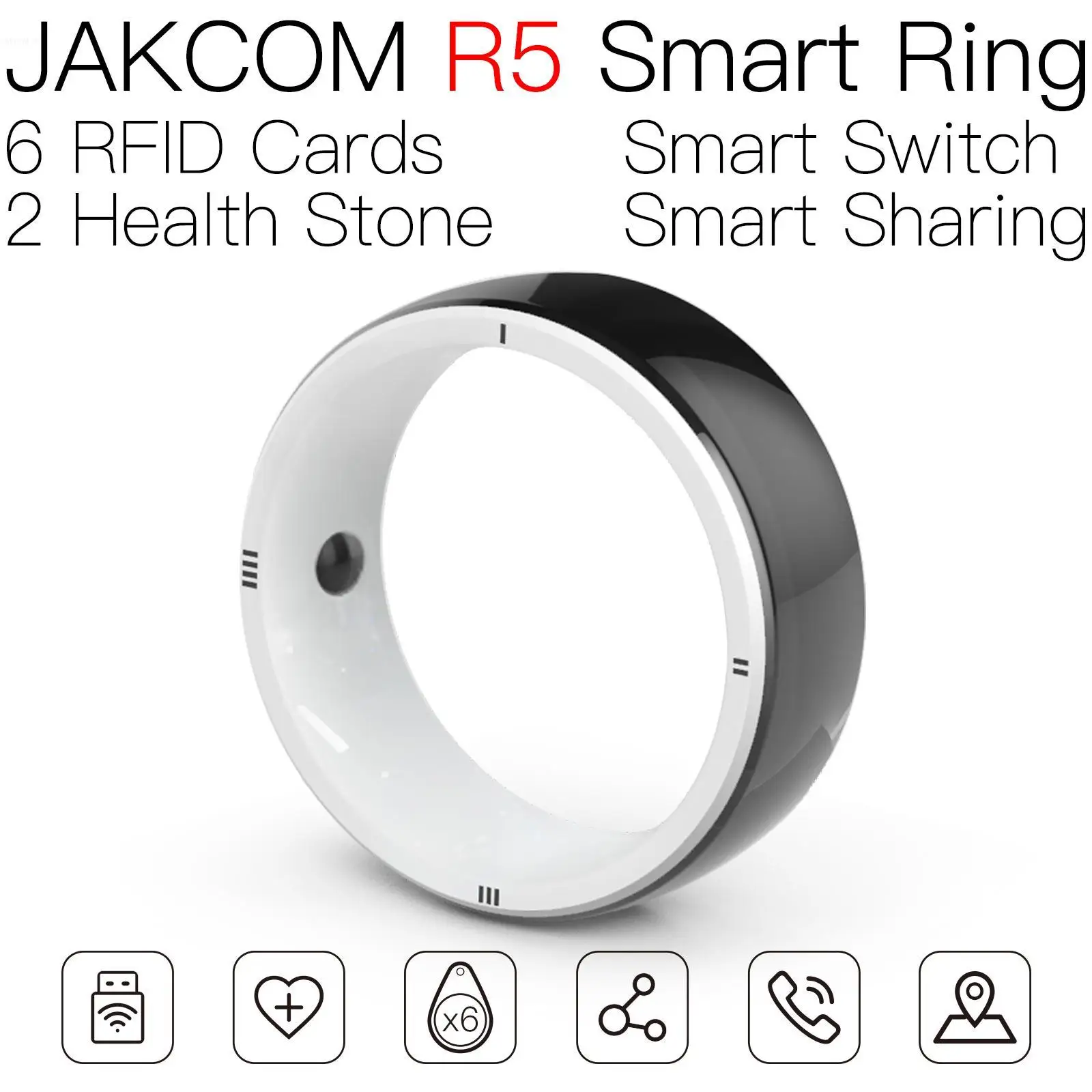 JAKCOM R5 Smart Ring Новое поступление в качестве корректора осанки на спине 6 часов fit 2 оттенка led rc