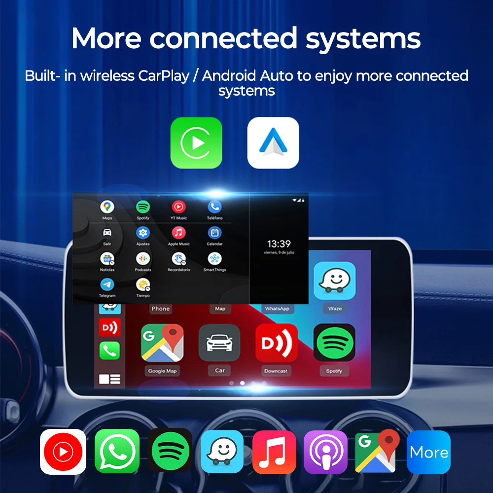 CarlinKit Беспроводной CarPlay Android Auto TV Box Android 11.0 Mini Apple CarPlay Ai Box Youtube Netflix Iptv Встроенный 2G + 16G Базовый
