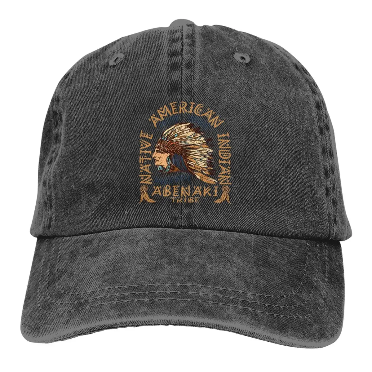 Застиранная мужская бейсболка Indian Pride Trucker Snapback Caps, папина шляпа, шляпы для гольфа индейского племени