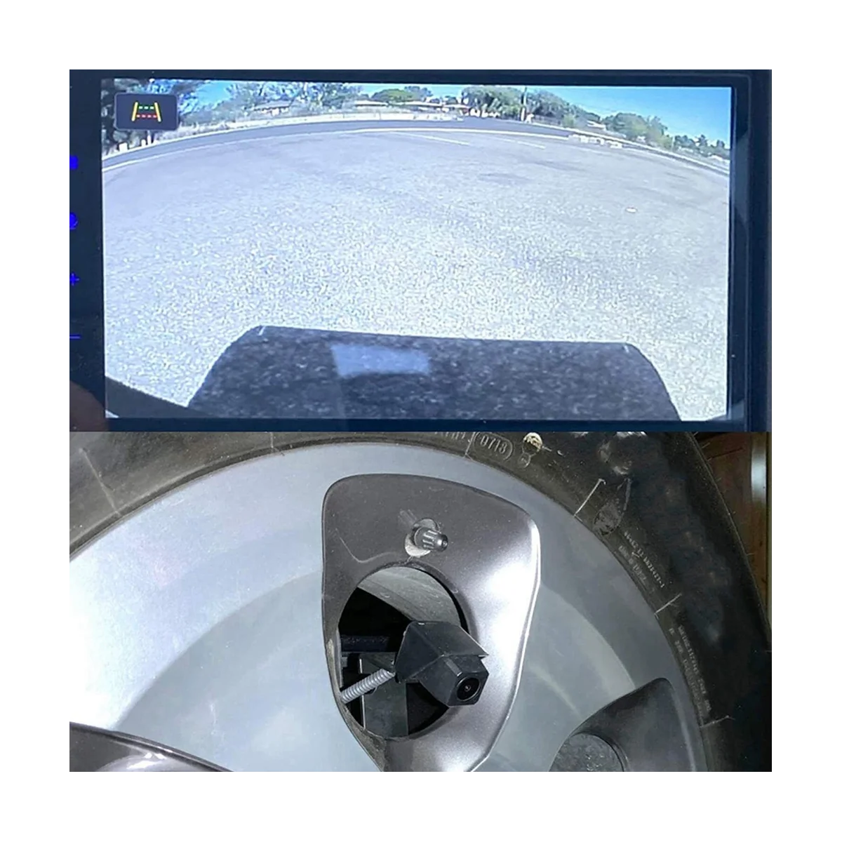 Автомобильная Резервная камера заднего вида с водонепроницаемым креплением для запасного колеса для парковки задним ходом для Wrangler 2007-2018