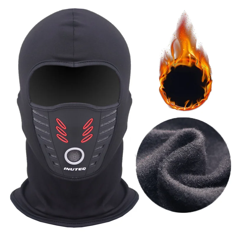 Летняя зимняя флисовая мотоциклетная маска для лица, теплая, пылезащитная, Ветрозащитная В холодную погоду, защитная маска для лица с полным покрытием, Дышащая маска