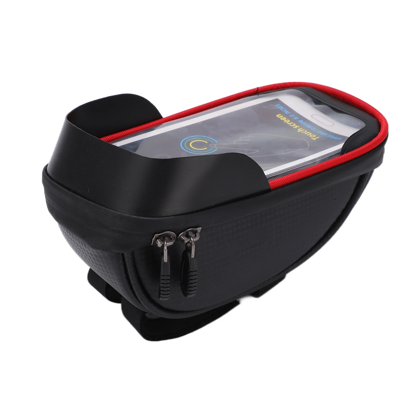 Сумка для крепления телефона на велосипед, водонепроницаемые практичные сумки с сенсорным экраном, простые в использовании, регулируемые по чувствительности для езды на открытом воздухе