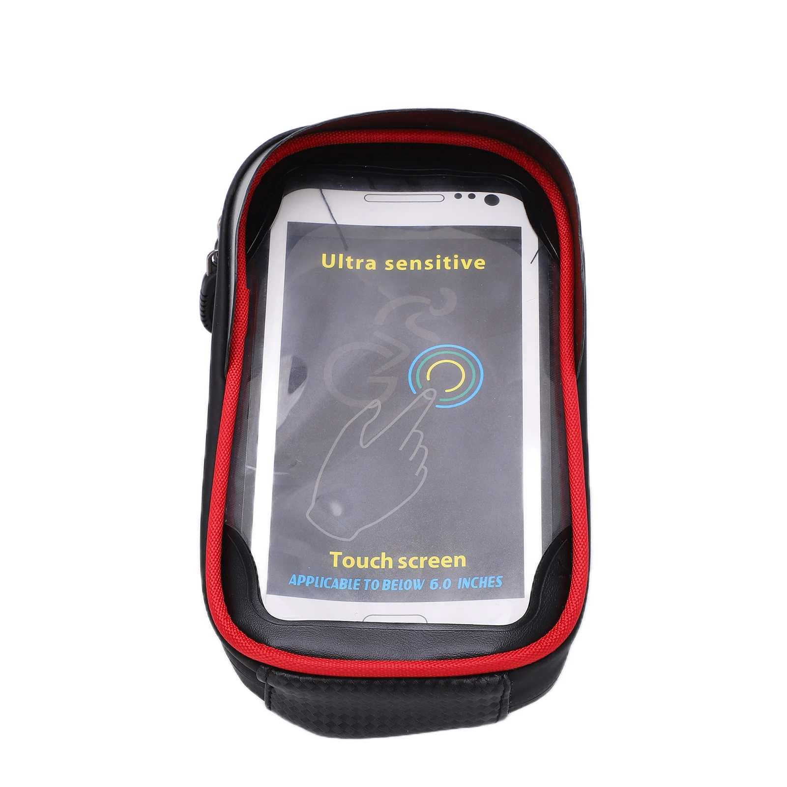 Сумка для крепления телефона на велосипед, водонепроницаемые практичные сумки с сенсорным экраном, простые в использовании, регулируемые по чувствительности для езды на открытом воздухе