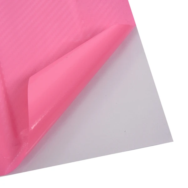 30x200 см 3D виниловая пленка из углеродного волокна, рулонная пленка, наклейка на автомобиль, обои для дома, Розовые