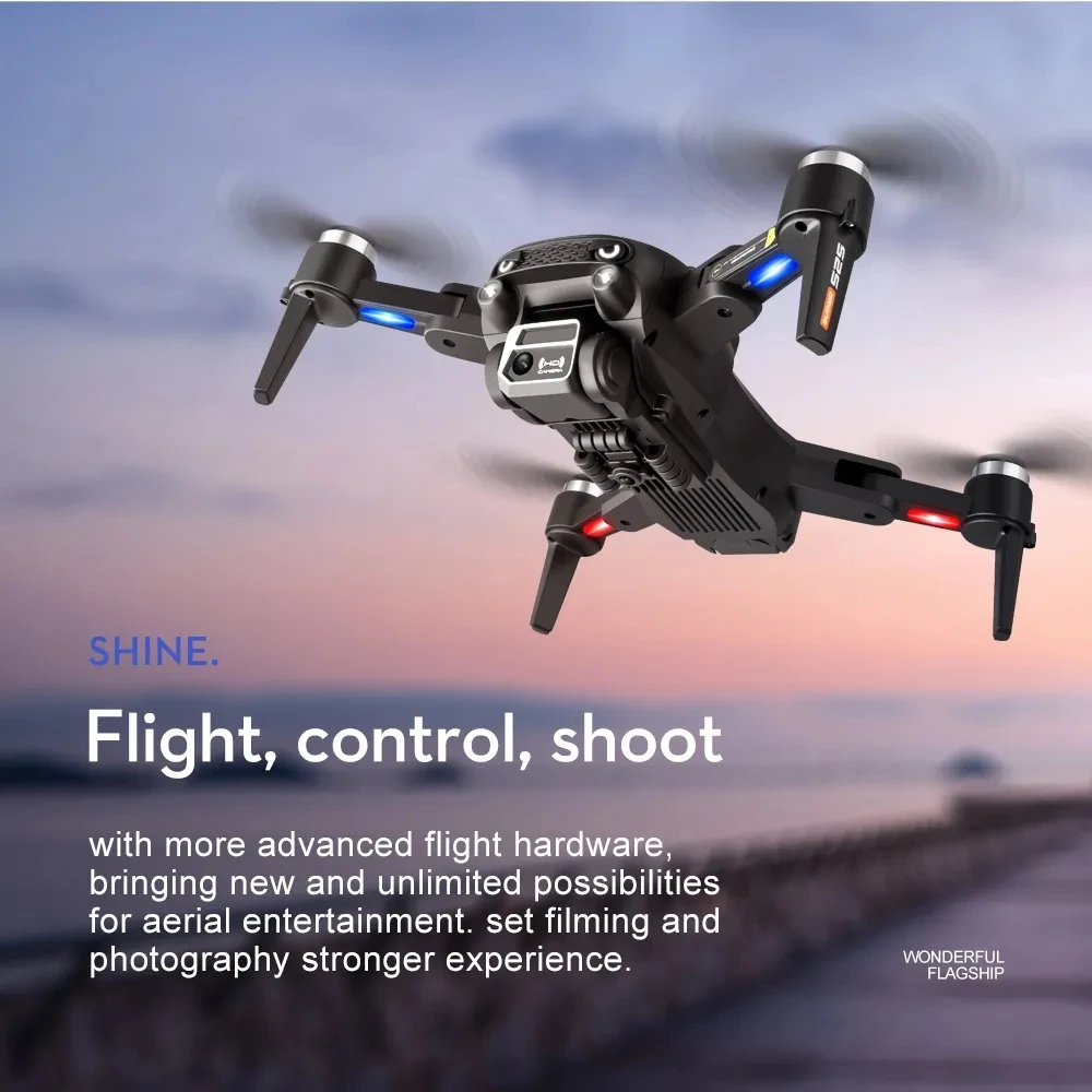 Мини-дрон S2S 4k Профессиональная камера 8K HD для обхода препятствий, аэрофотосъемка, Бесщеточный мотор, складной квадрокоптер, детские игрушки