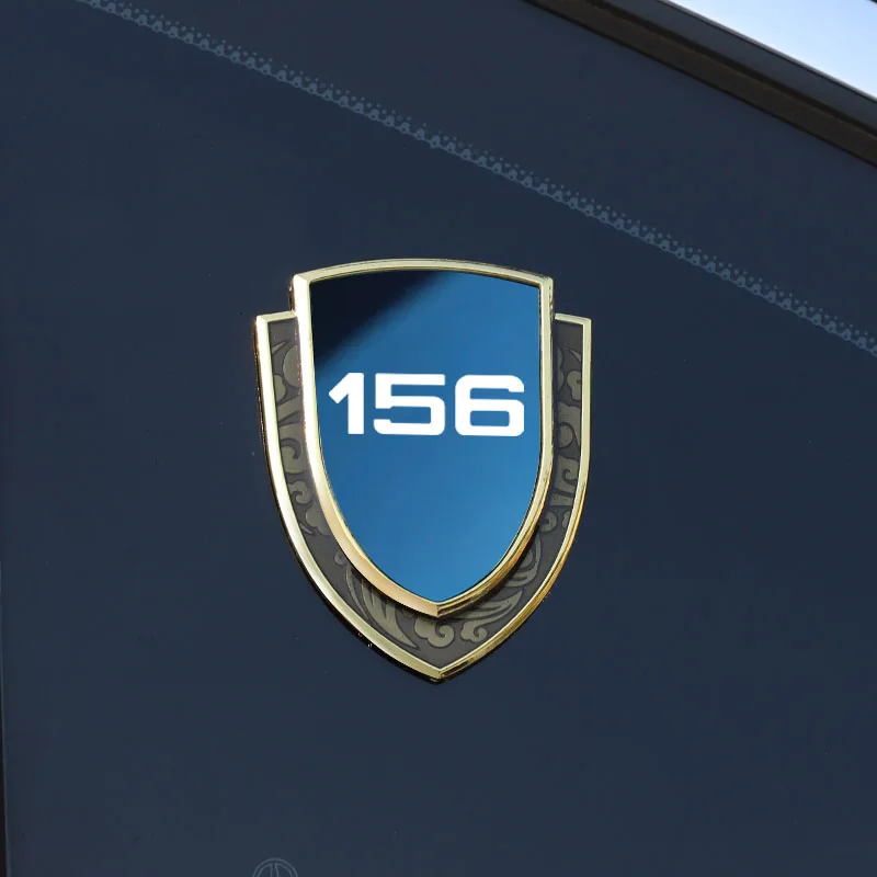 Автомобильная металлическая 3D наклейка с логотипом Auto Custom Shield Styling Decoration Наклейки для Alfa Romeo 156 Аксессуары