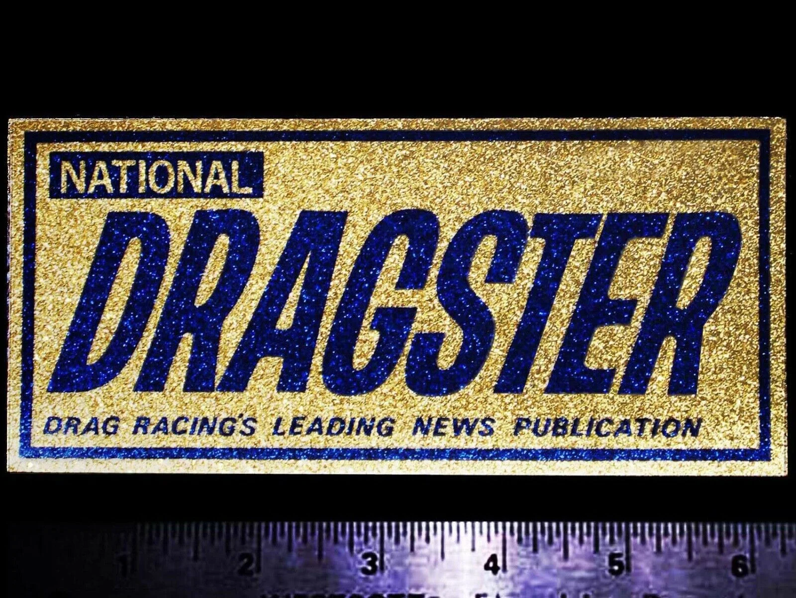 Для x2 NHRA National Dragster - Оригинальная винтажная гоночная наклейка 1960-х 70-х годов/наклейка A