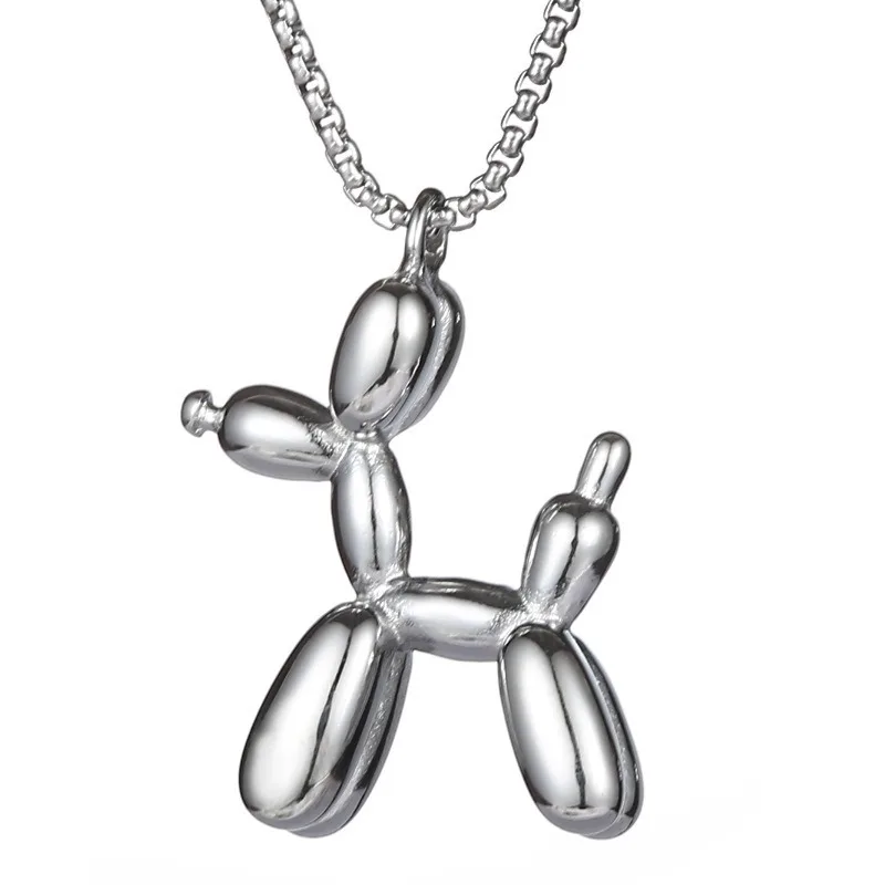 2023 Новое Индивидуальное ожерелье с подвеской в виде собаки, Милые ожерелья с подвеской в виде собаки с воздушным шаром 3D для женщин и мужчин, модные креативные ювелирные подарки