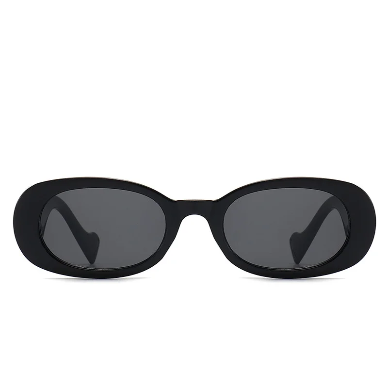 Овальная маленькая оправа толстая ножка однотонные солнцезащитные очки для мужских очков 2023 новые солнцезащитные очки