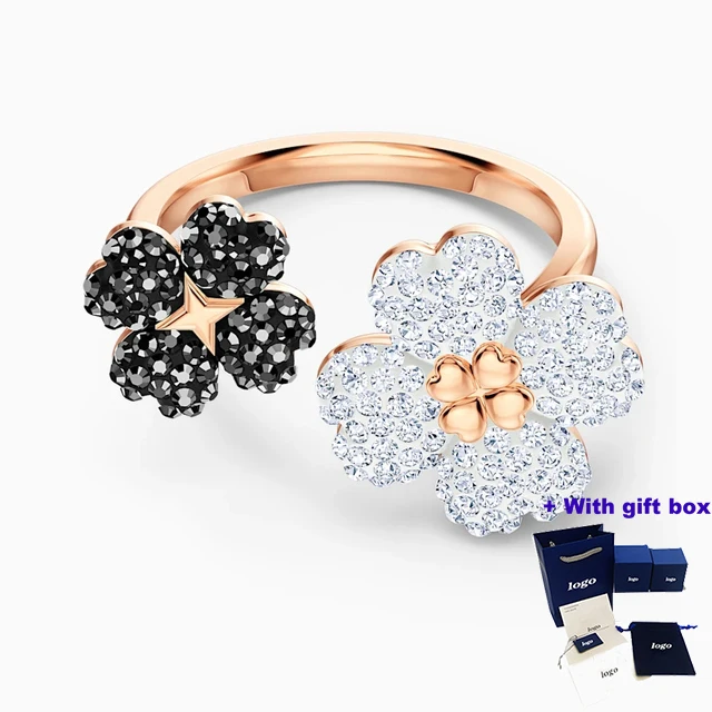 Модное и очаровательное кольцо с бриллиантом в виде цветка подходит для ношения красивыми женщинами, подчеркивая элегантный и благородный характер