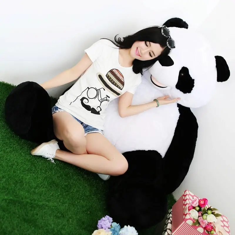 [Забавный] Большой размер 180 см животное Фарфор панда Плюшевые Игрушки держать подушку супер мягкий PP хлопок Мягкая кукла модель дети взрослый подарок