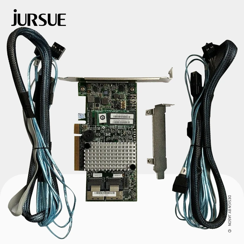 Карта RAID-контроллера LSI 9267-8i 6 Гбит /с, Кэш 512 МБ, Карта Расширения SAS PCI-E + КЛЮЧ RAID 5 6 + кабель SFF8087 -SATA