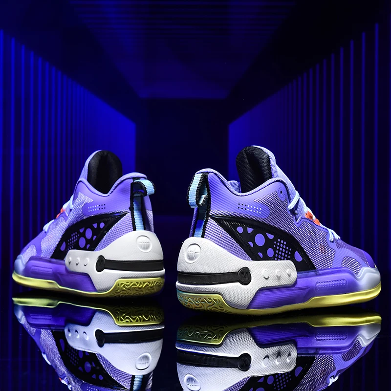 2023 Высококачественная мужская баскетбольная обувь для любителей, повседневная универсальная модная атмосферная спортивная обувь для тренировок по баскетболу на открытом воздухе