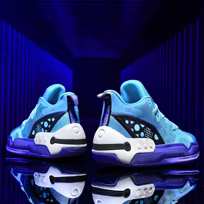 2023 Высококачественная мужская баскетбольная обувь для любителей, повседневная универсальная модная атмосферная спортивная обувь для тренировок по баскетболу на открытом воздухе